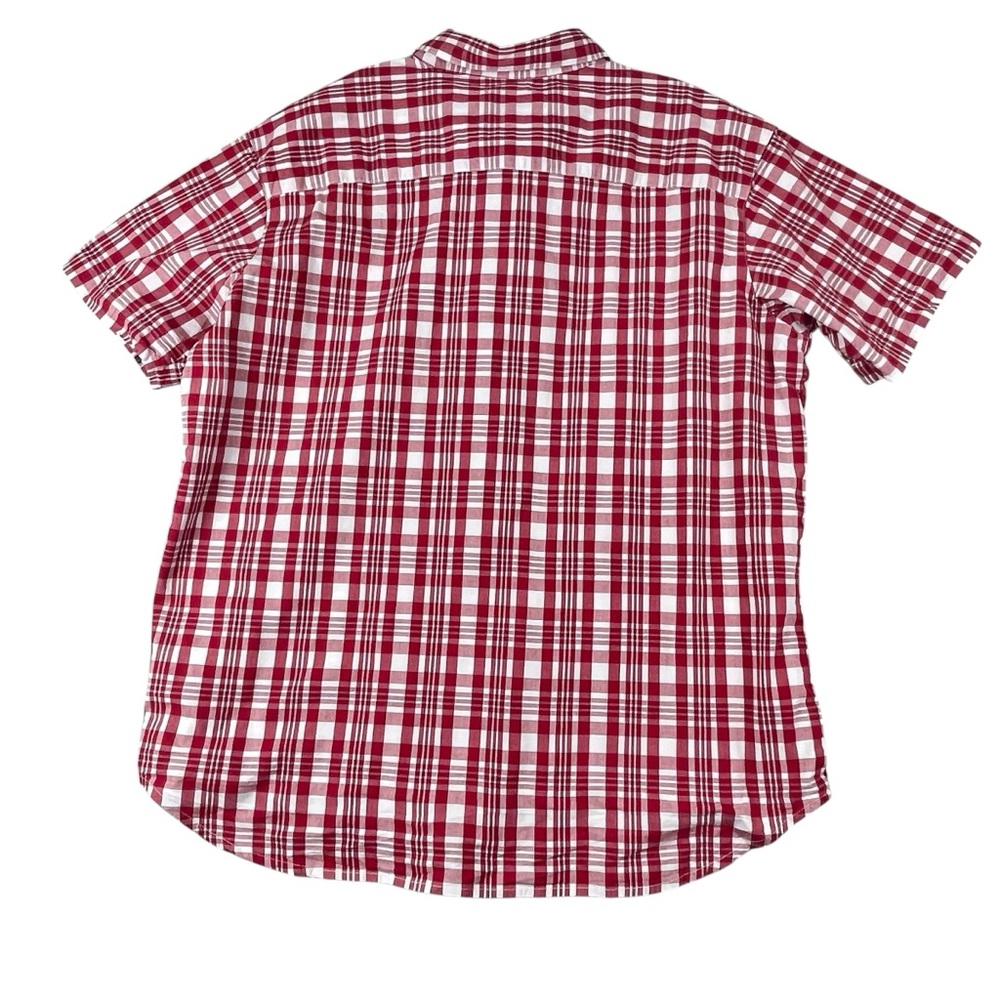Men's Columbia Regular Fit Stretch Fabric Plaid Short Sleeve Button Down XL 0030 - Picture 2 of 6